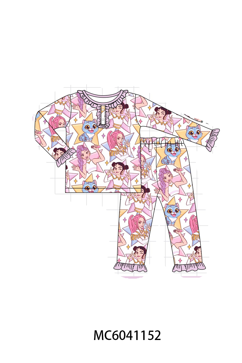 PO90 Purple princess print bamboo collection - closing 5/11 - ETA early October
