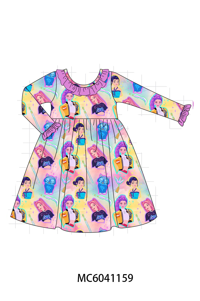 PO90 Purple princess print bamboo collection 2 - closing 5/11 - ETA early October