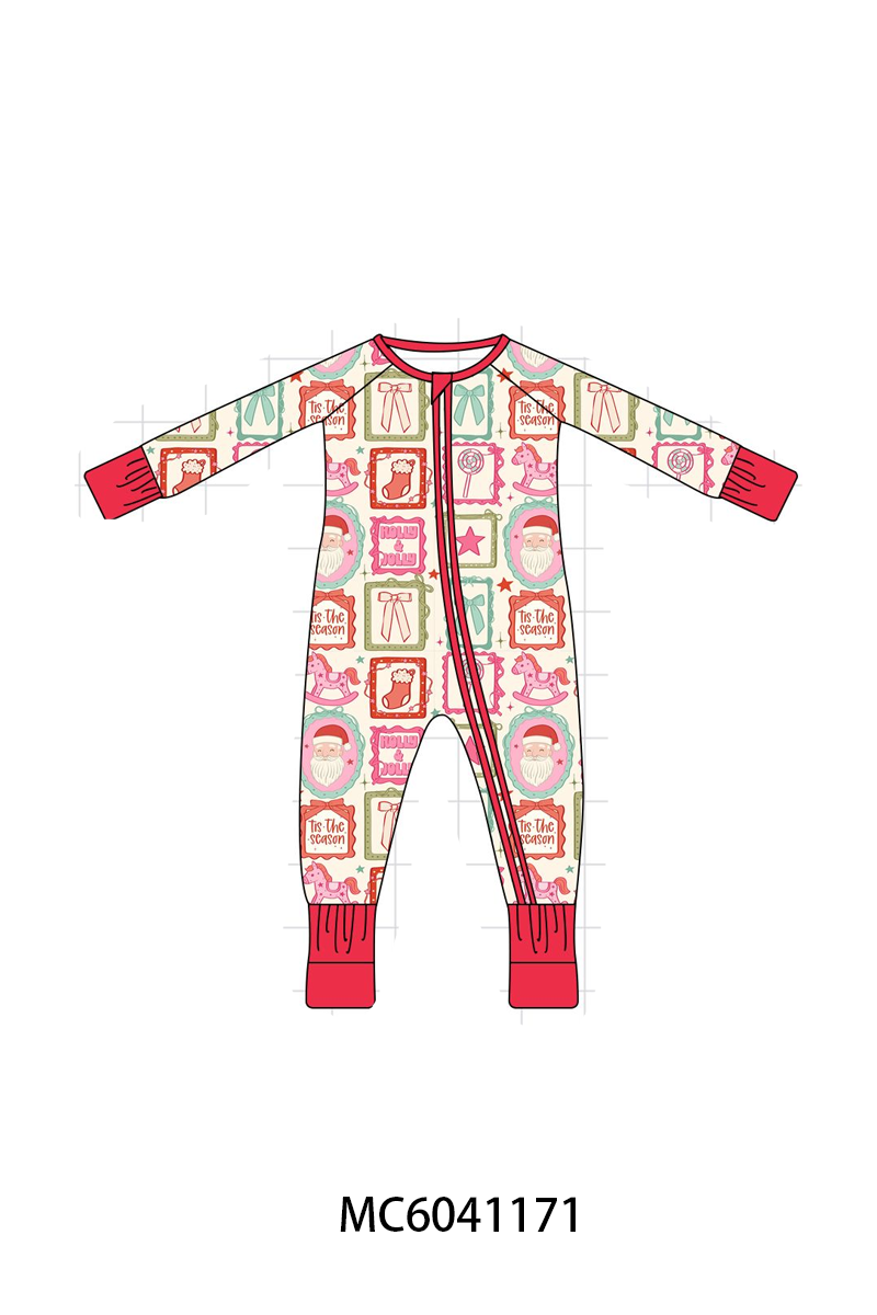 PO90 Red christmas santa carousel bamboo collection - closing 5/11 - ETA early October