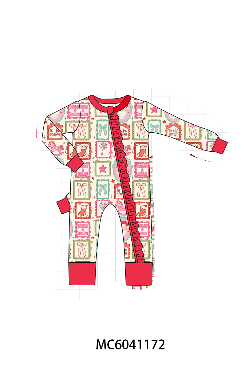 PO90 Red christmas santa carousel bamboo collection - closing 5/11 - ETA early October