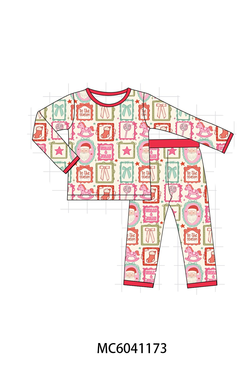 PO90 Red christmas santa carousel bamboo collection - closing 5/11 - ETA early October