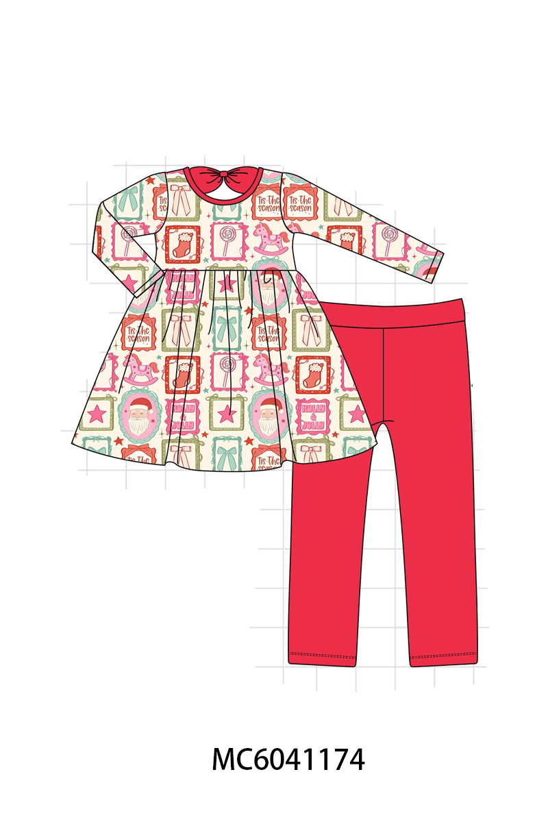 PO90 Red christmas santa carousel bamboo collection - closing 5/11 - ETA early October