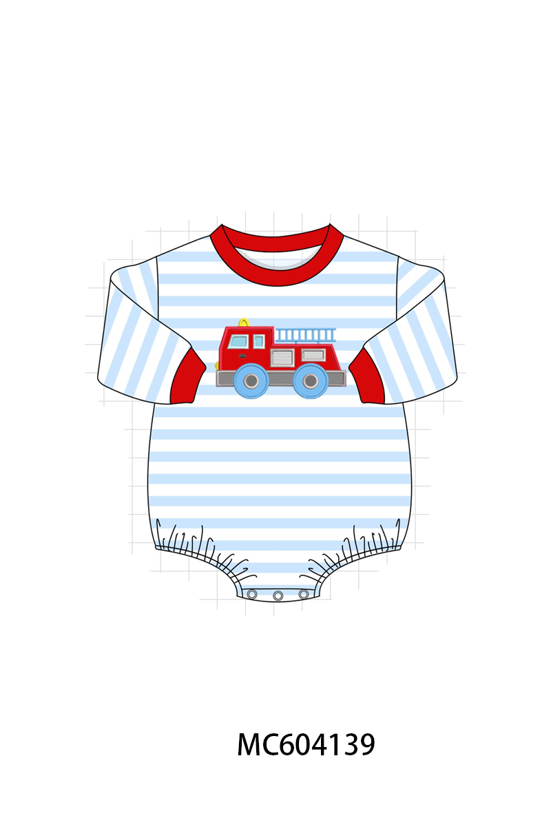 PO86 Blue stripe firework applique collection  - closing 4/13 - ETA early September