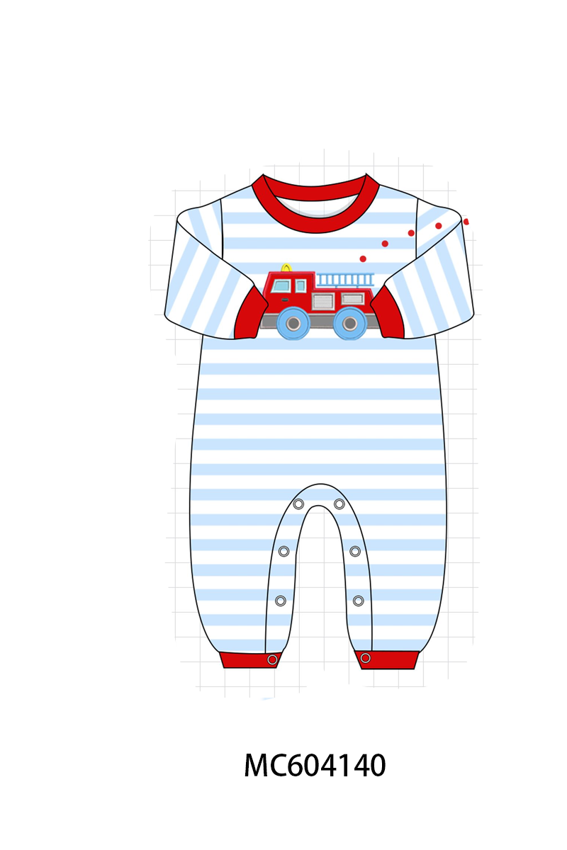 PO86 Blue stripe firework applique collection  - closing 4/13 - ETA early September