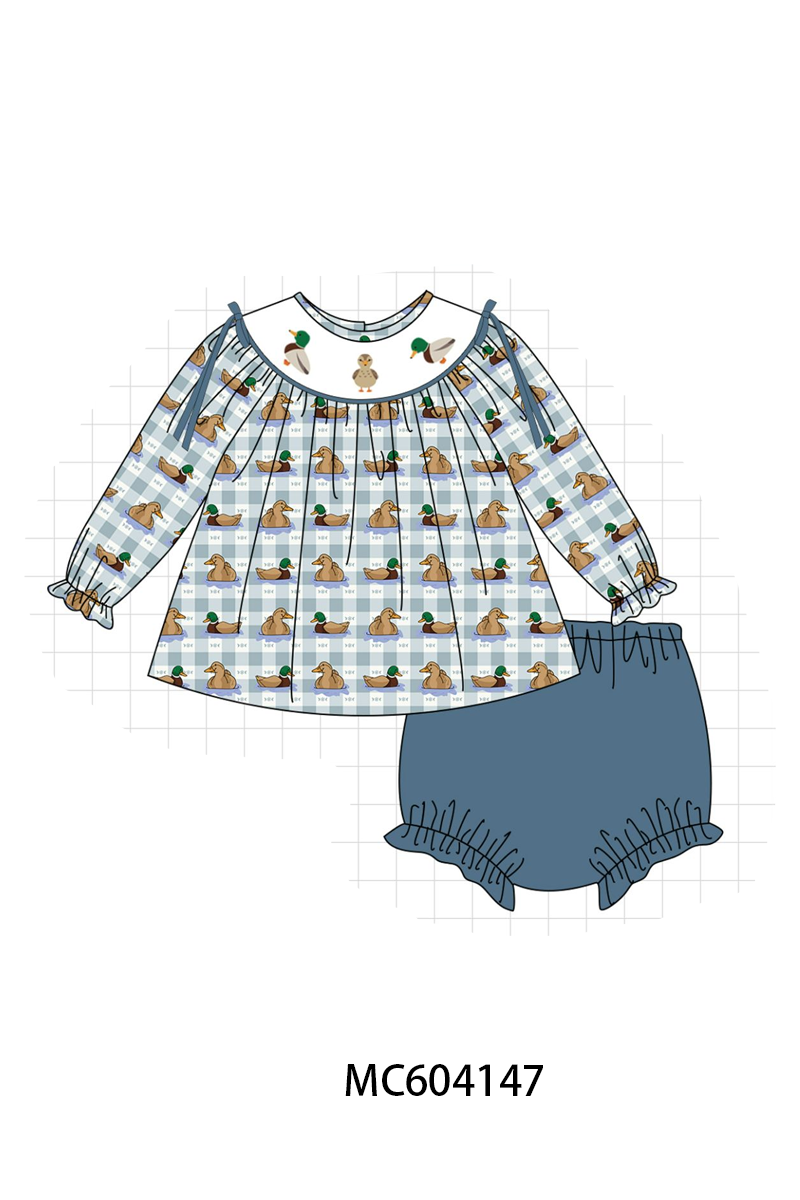 PO86 Blue mallard duck embroidery collection - closing 4/13 - ETA early September