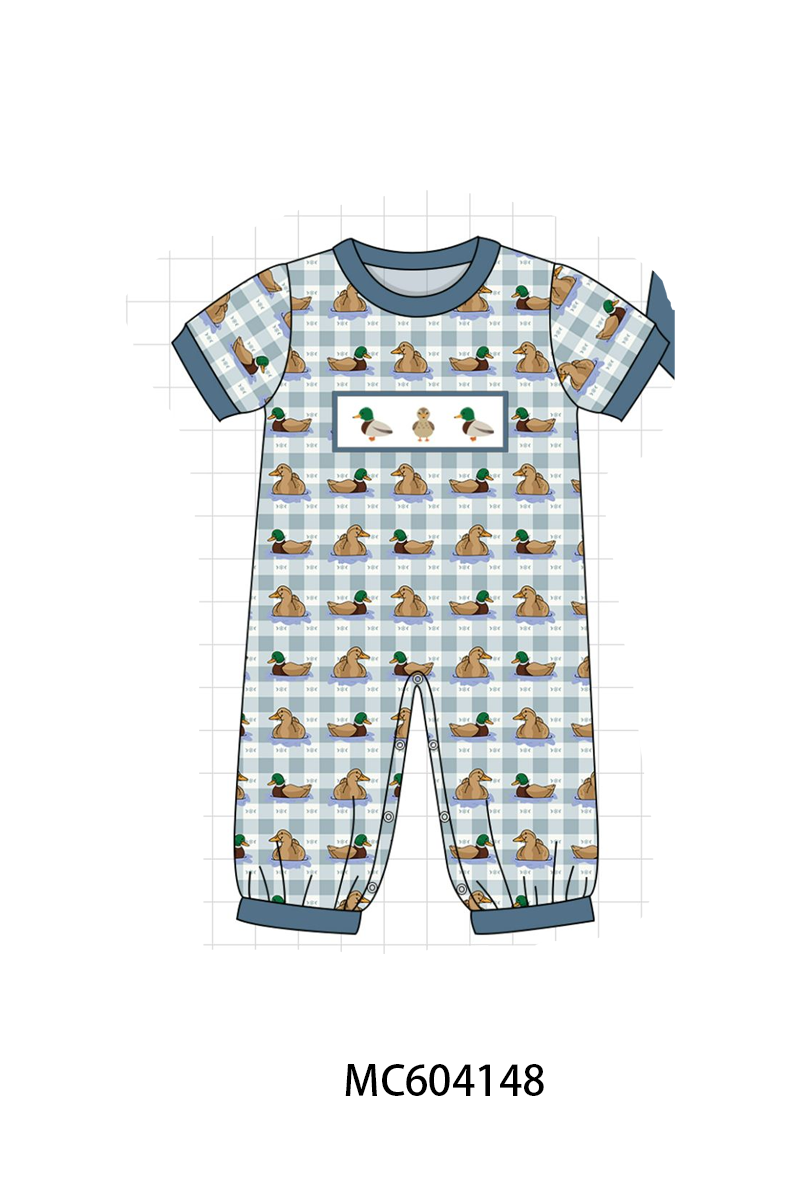 PO86 Blue mallard duck embroidery collection - closing 4/13 - ETA early September