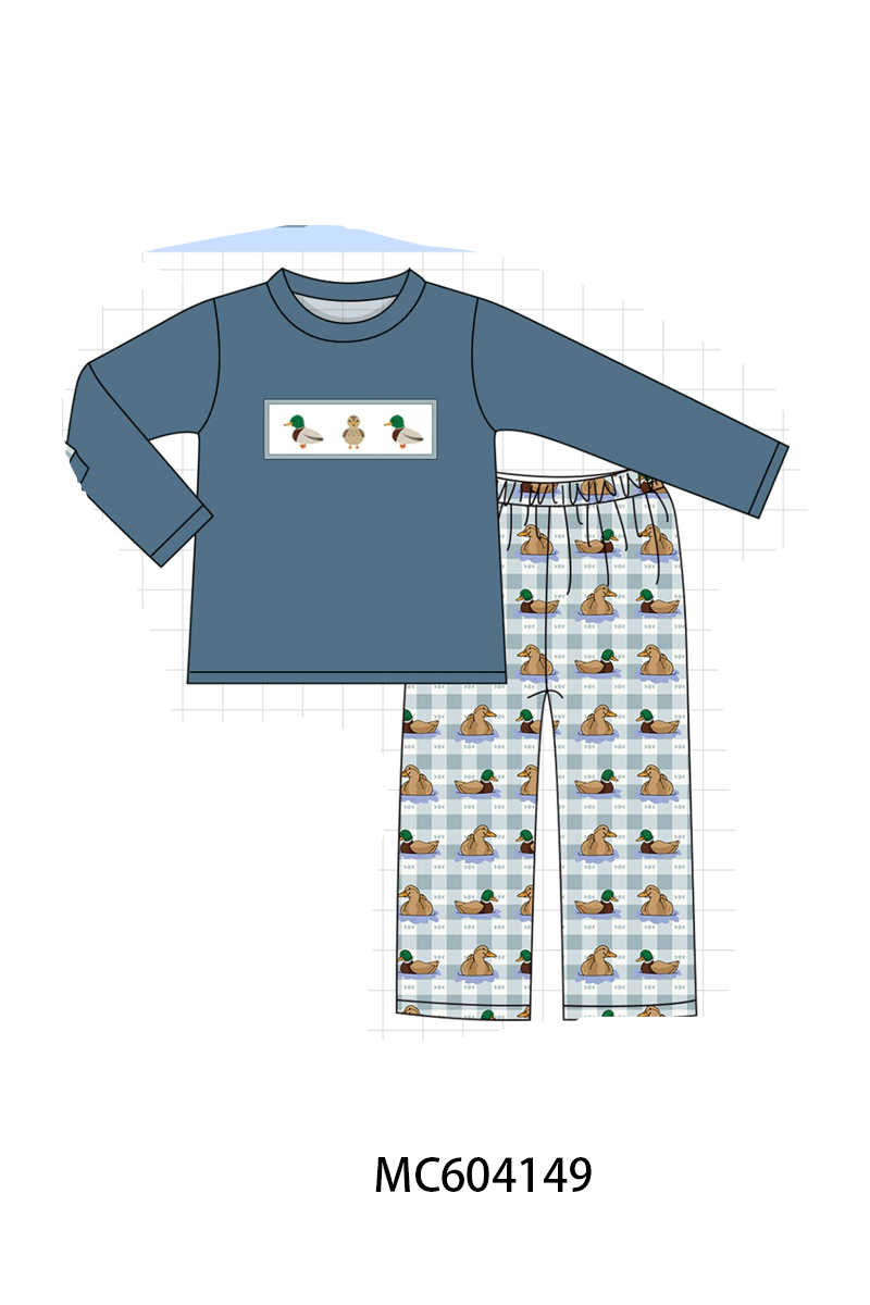 PO86 Blue mallard duck embroidery collection - closing 4/13 - ETA early September