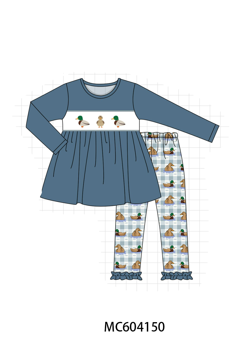 PO86 Blue mallard duck embroidery collection - closing 4/13 - ETA early September