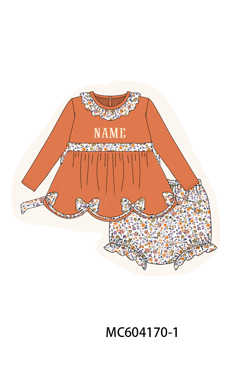 PO86 Floral monogram embroidery collection  - closing 4/13 - ETA early September