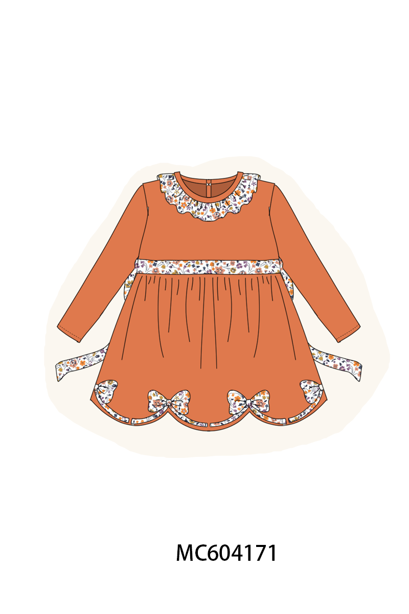 PO86 Floral bow embroidery collection  - closing 4/13 - ETA early September