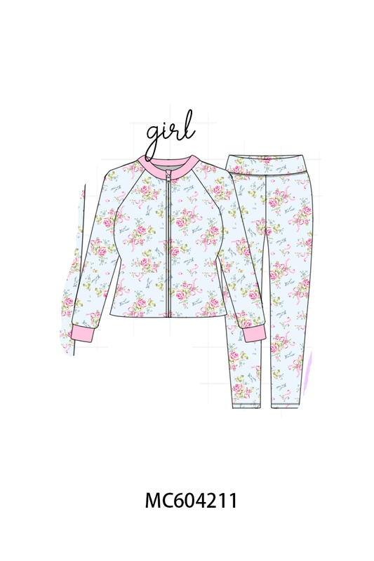 PO86 Multicolored floral print mom&me active pants set collection  - closing 4/13 - ETA early September