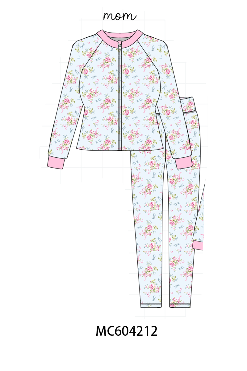 PO86 Multicolored floral print mom&me active pants set collection  - closing 4/13 - ETA early September