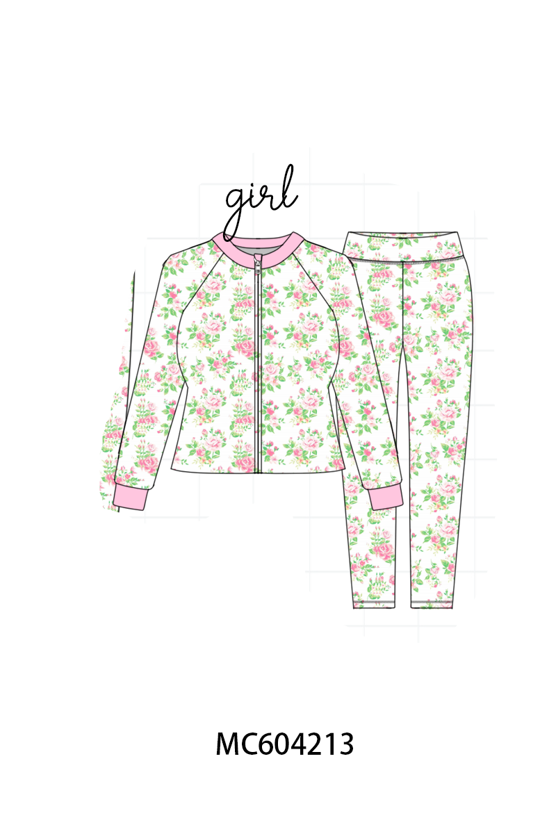 PO86 Multicolored floral print mom&me active pants set collection  - closing 4/13 - ETA early September
