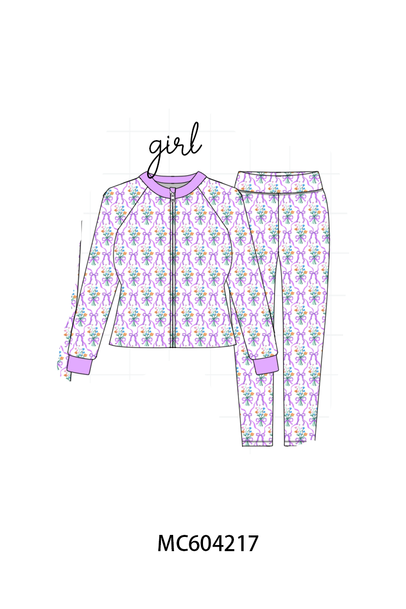 PO86 Multicolored floral print mom&me active pants set collection  - closing 4/13 - ETA early September