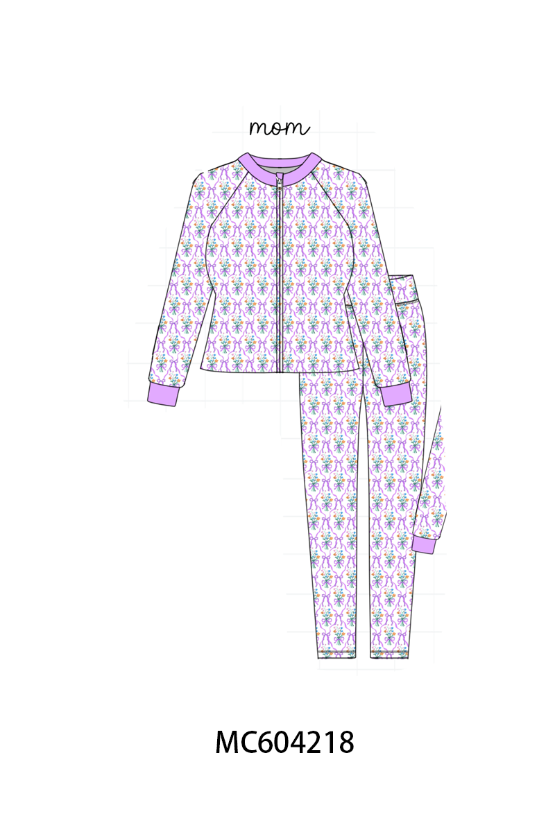 PO86 Multicolored floral print mom&me active pants set collection  - closing 4/13 - ETA early September