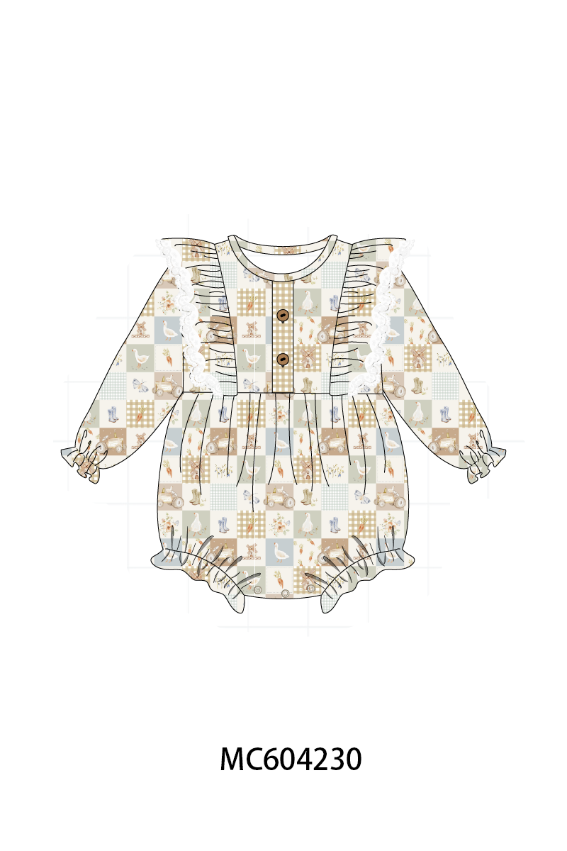 PO86 Life is better on the farm checkered print collection  - closing 4/13 - ETA early September