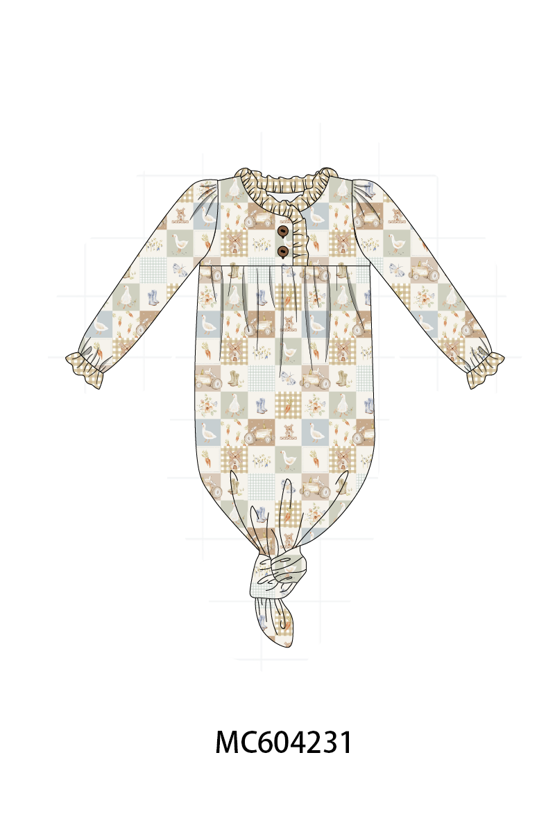 PO86 Life is better on the farm checkered print collection  - closing 4/13 - ETA early September