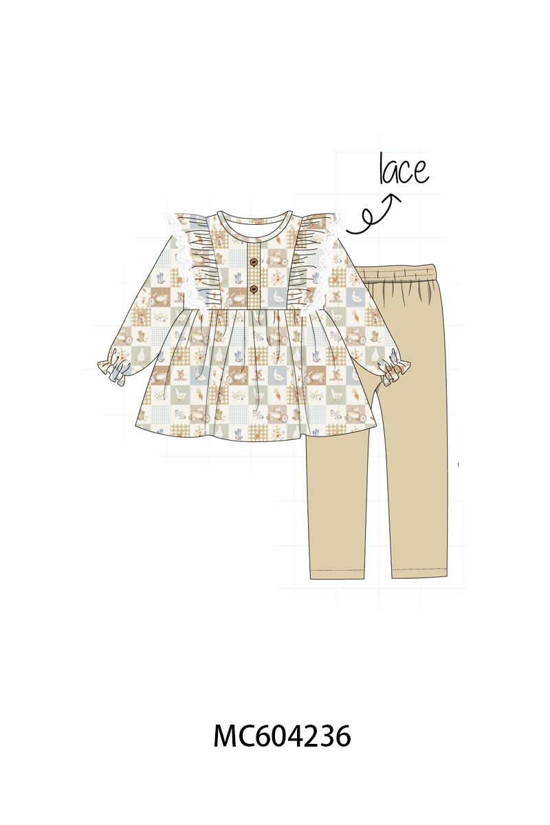 PO86 Life is better on the farm checkered print collection  - closing 4/13 - ETA early September