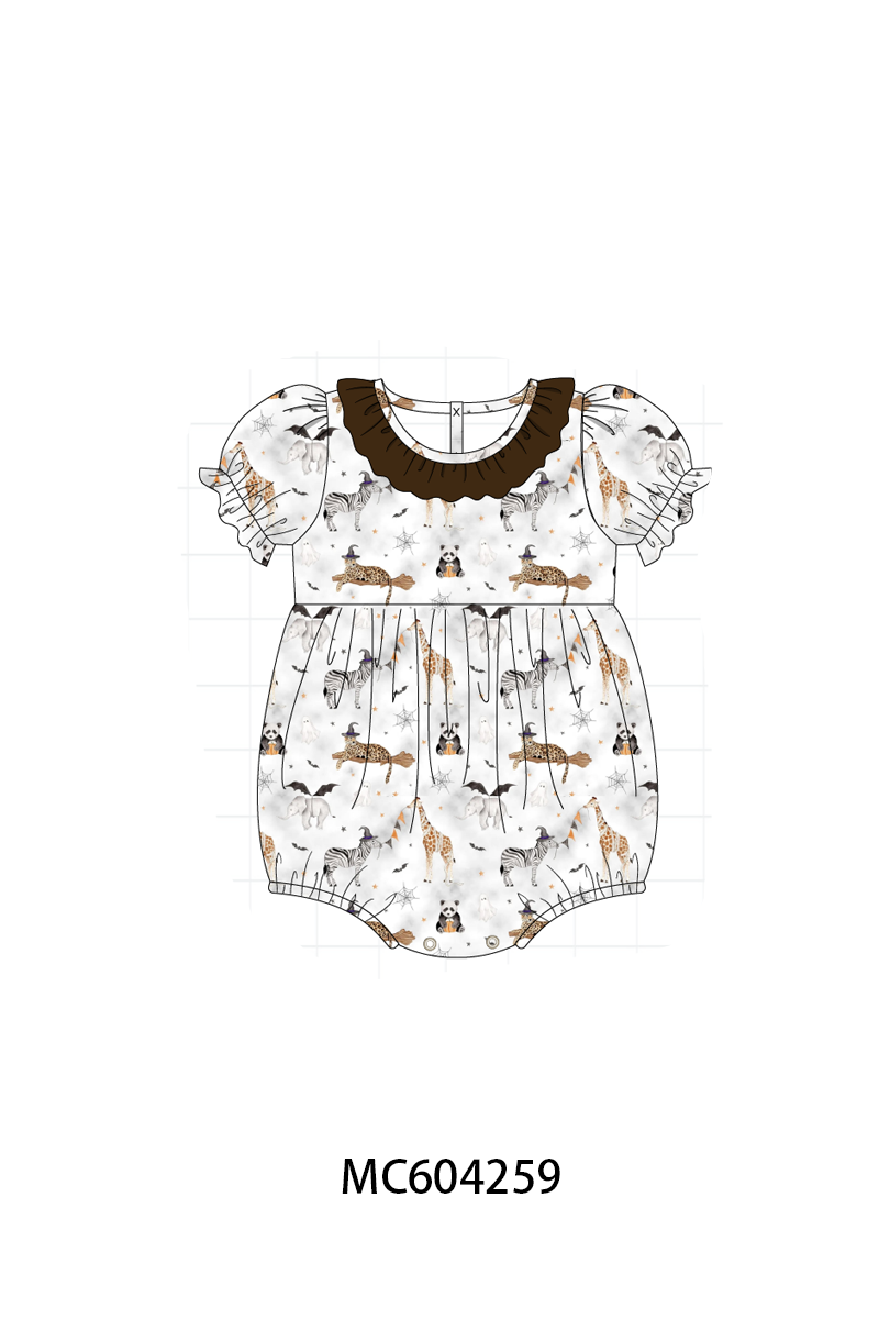 PO86 Halloween zoo embroidery collection 1  - closing 4/13 - ETA early September