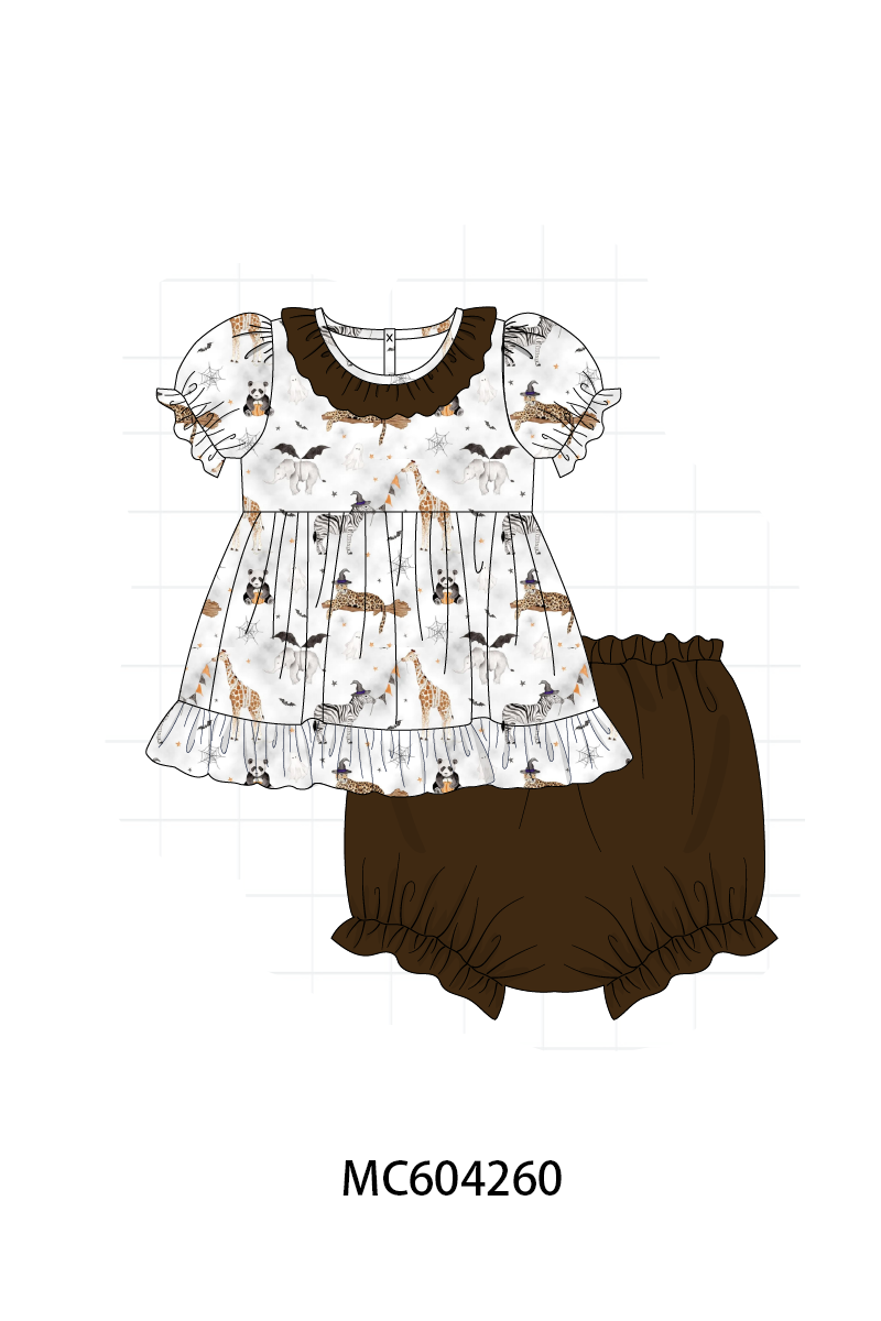 PO86 Halloween zoo embroidery collection 1  - closing 4/13 - ETA early September