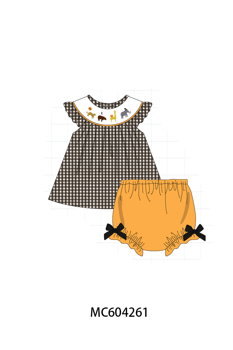 PO86 Halloween zoo embroidery collection 1  - closing 4/13 - ETA early September
