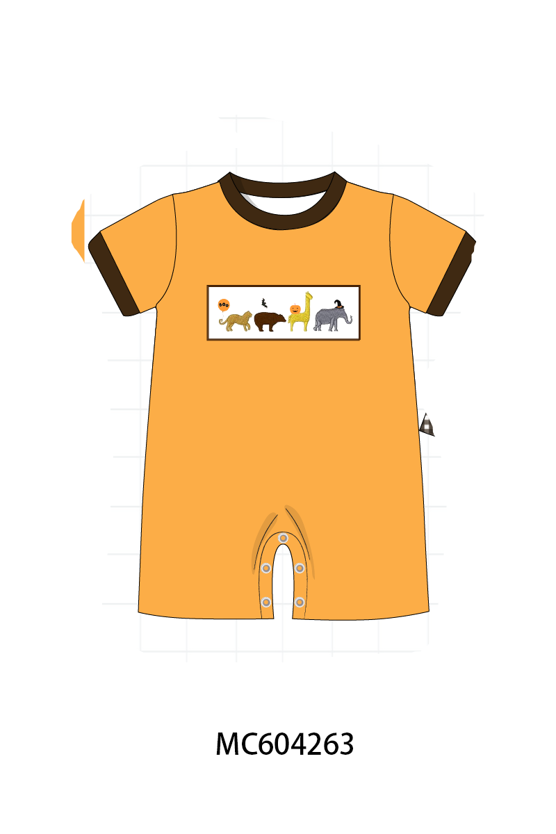 PO86 Halloween zoo embroidery collection 2  - closing 4/13 - ETA early September