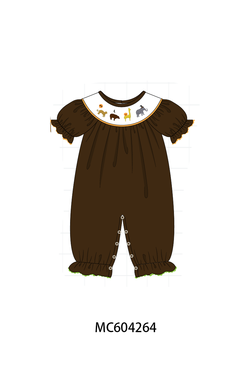 PO86 Halloween zoo embroidery collection 2  - closing 4/13 - ETA early September
