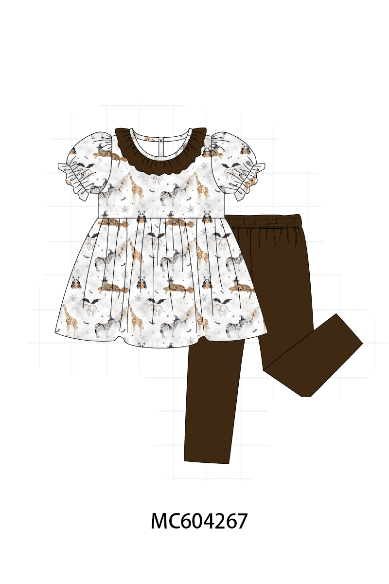 PO86 Halloween zoo embroidery collection 1  - closing 4/13 - ETA early September