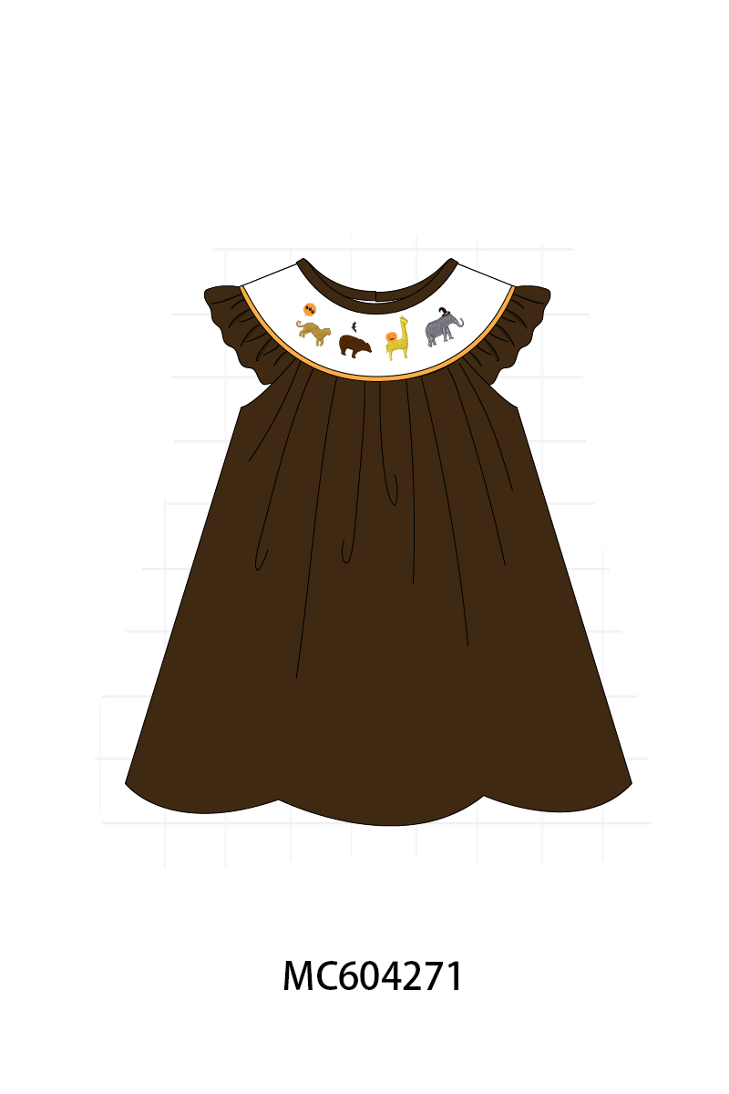 PO86 Halloween zoo embroidery collection 2  - closing 4/13 - ETA early September