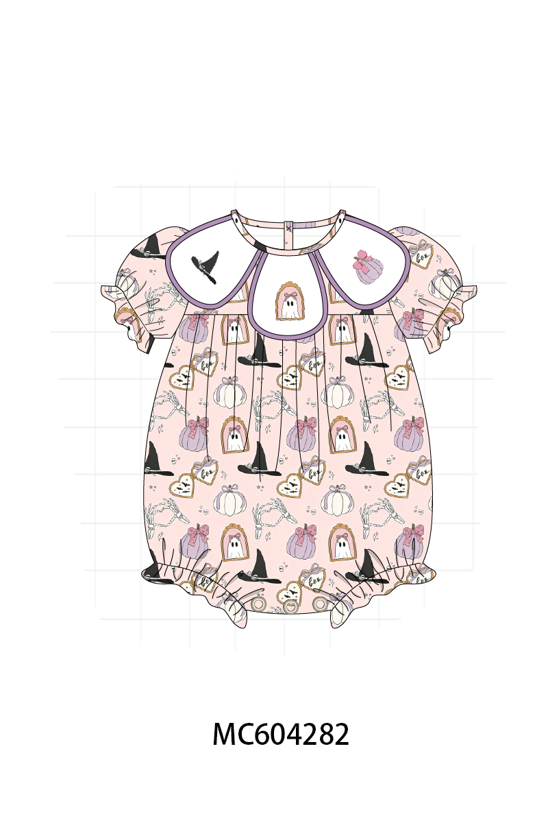 PO86 Purple halloween spooky embroidery collection  - closing 4/13 - ETA early September