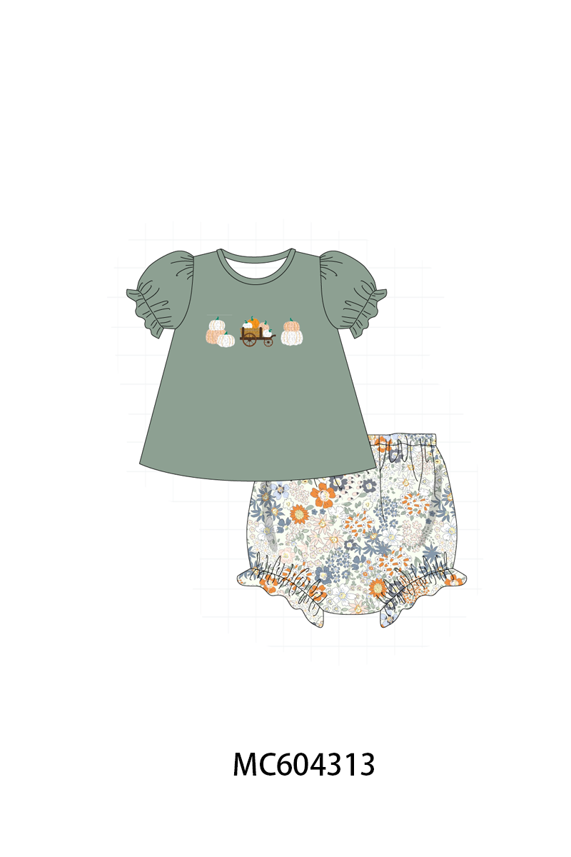 PO86 Sage pumpkin french knot collection  - closing 4/13 - ETA early September