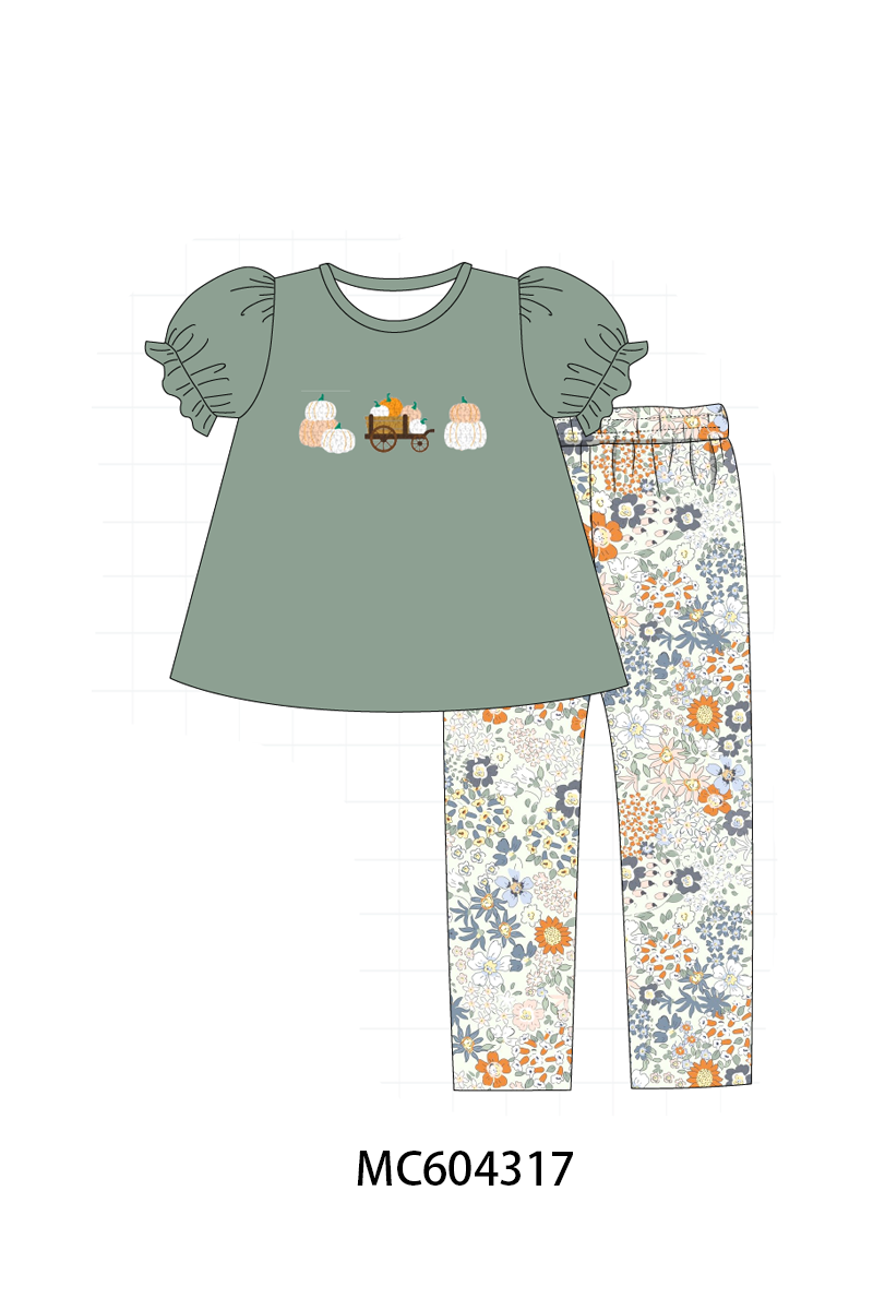 PO86 Sage pumpkin french knot collection  - closing 4/13 - ETA early September