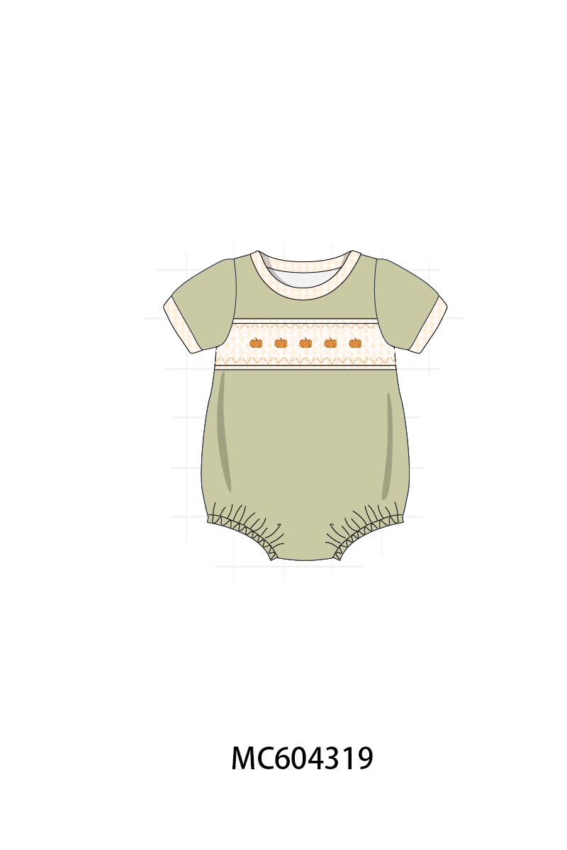PO86 Vintage pumpkin embroidery smocked collection  - closing 4/13 - ETA early September