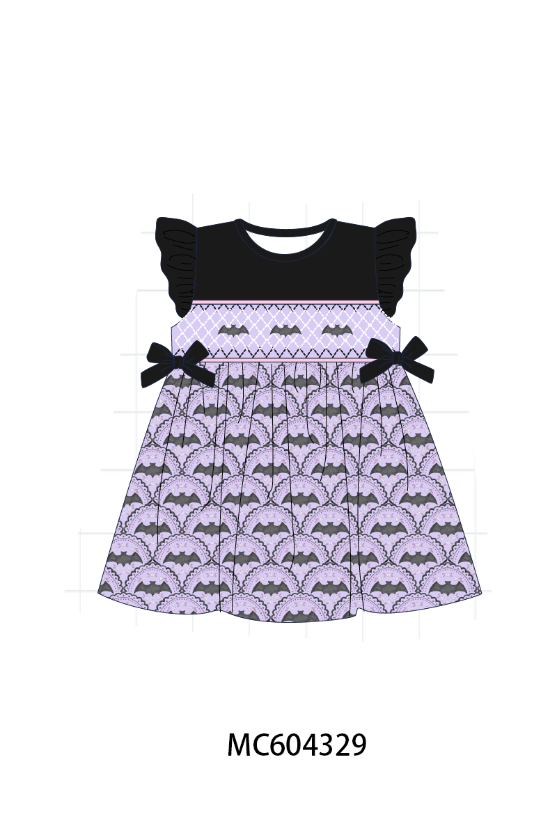 PO86 Purple Halloween bat embroidery collection  - closing 4/13 - ETA early September