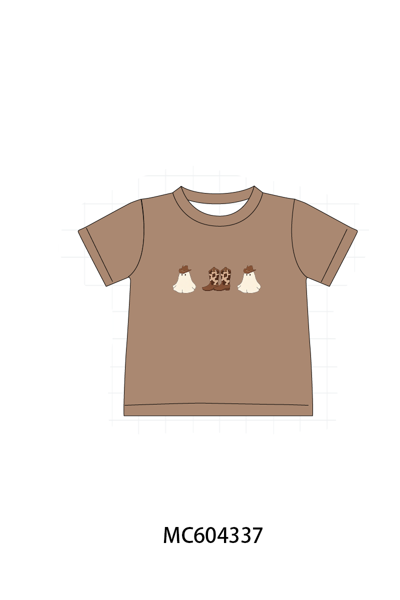 PO86 Brown halloween ghost print collection  - closing 4/13 - ETA early September