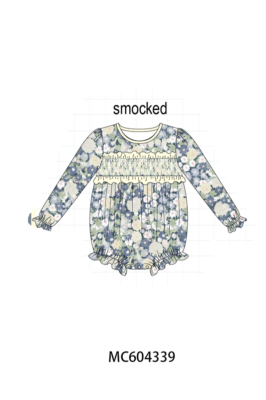 PO86 Vintage floral smocked collection  - closing 4/13 - ETA early September