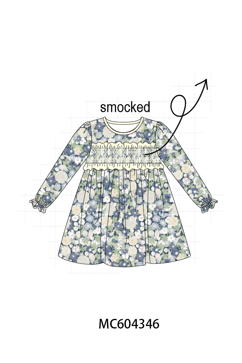 PO86 Vintage floral smocked collection  - closing 4/13 - ETA early September