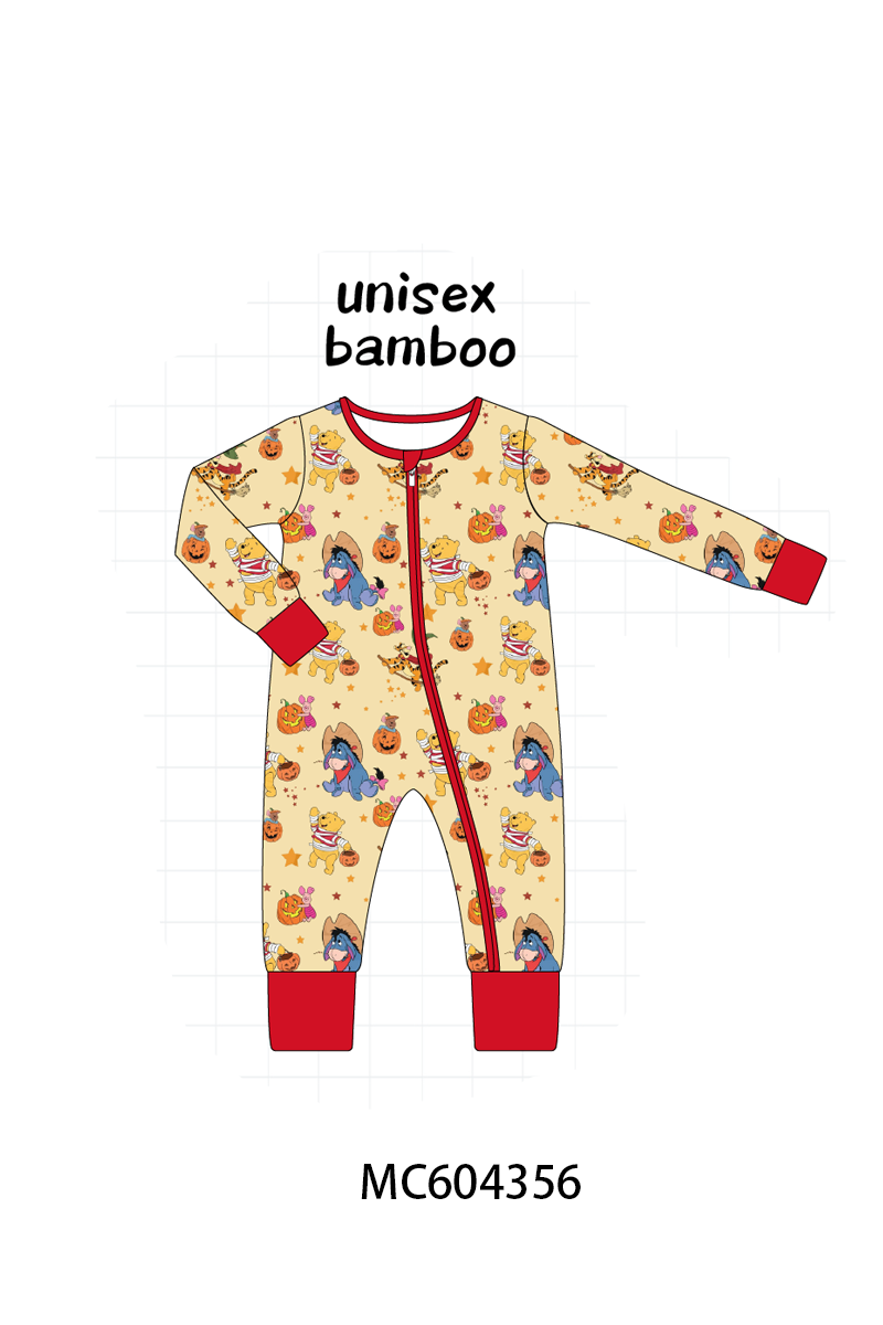 PO86 Orange winnie the halloween print ruffle collection  - closing 4/13 - ETA early September