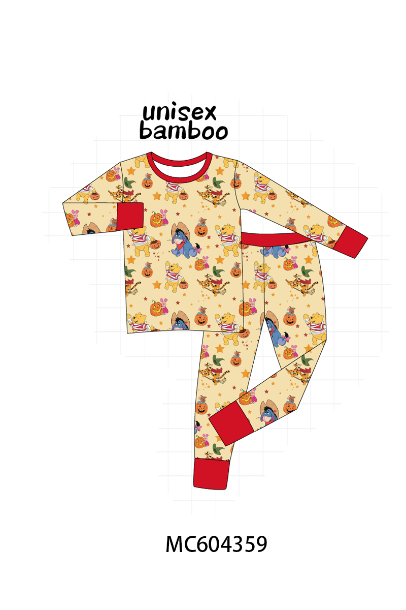 PO86 Orange winnie the halloween print ruffle collection  - closing 4/13 - ETA early September