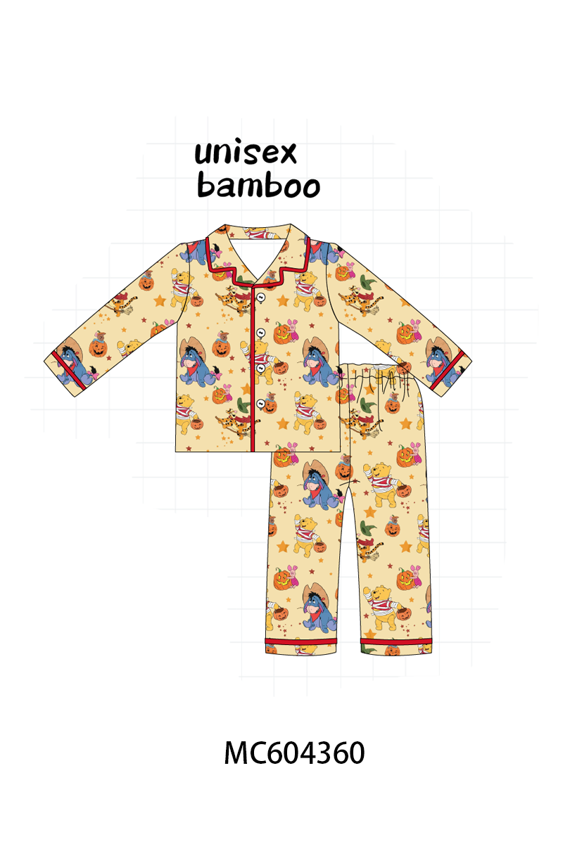 PO86 Orange winnie the halloween print ruffle collection  - closing 4/13 - ETA early September