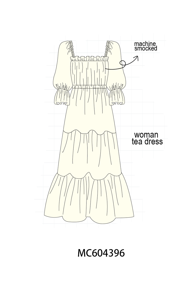 PO86 Cream smocked bow collection  - closing 4/13 - ETA early September