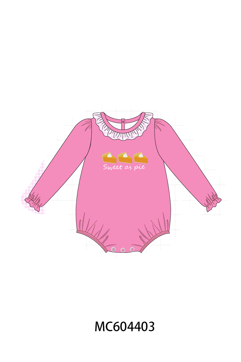 PO88 Pink&navy sweet as pie embroidery collection - closing 4/27 - eta late September