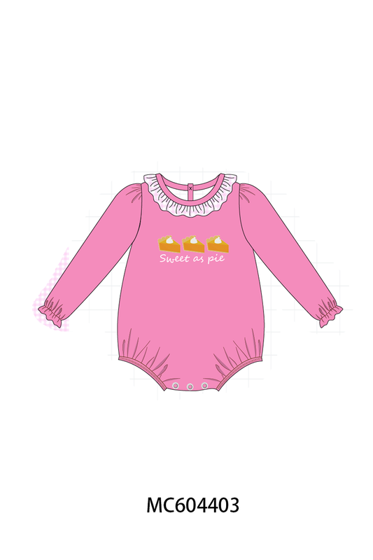 PO88 Pink&navy sweet as pie embroidery collection - closing 4/27 - eta late September