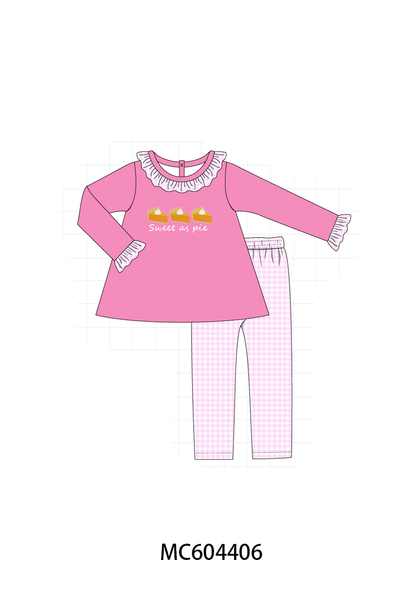 PO88 Pink&navy sweet as pie embroidery collection - closing 4/27 - eta late September