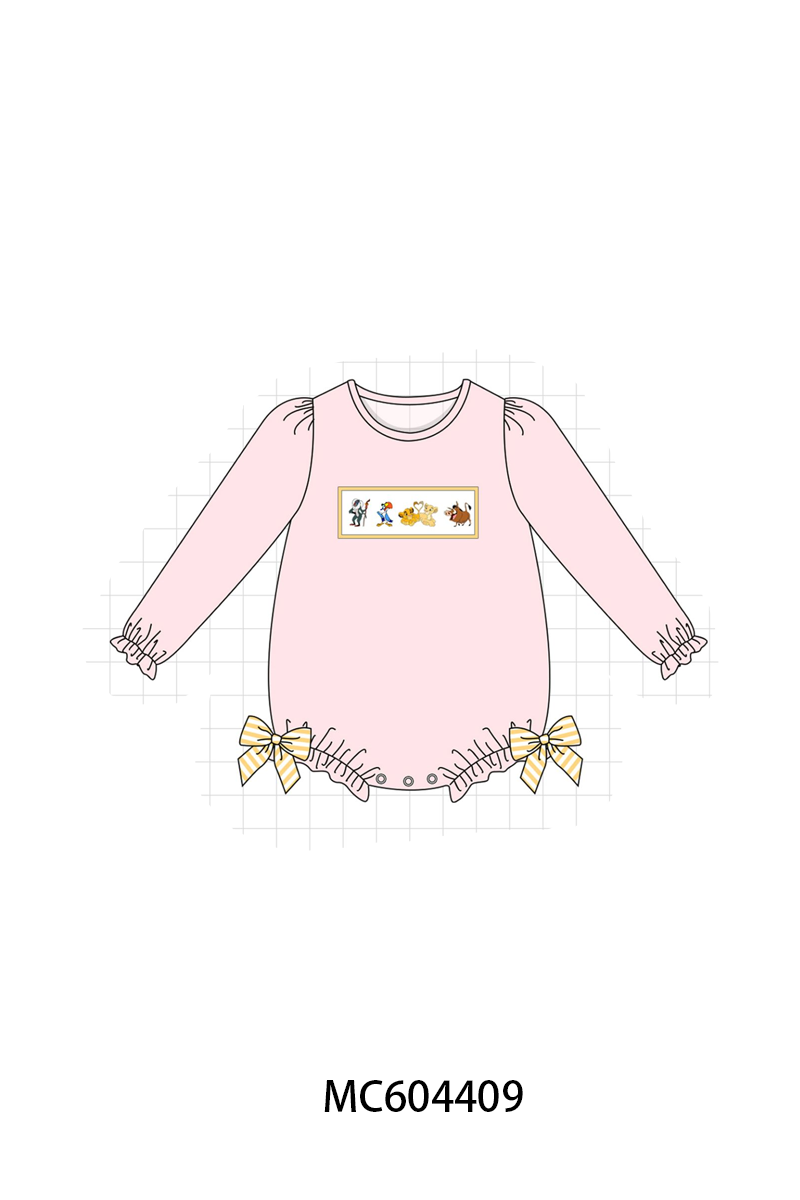 PO88 Pink the lion king embroidery stripe collection - closing 4/27 - eta late September