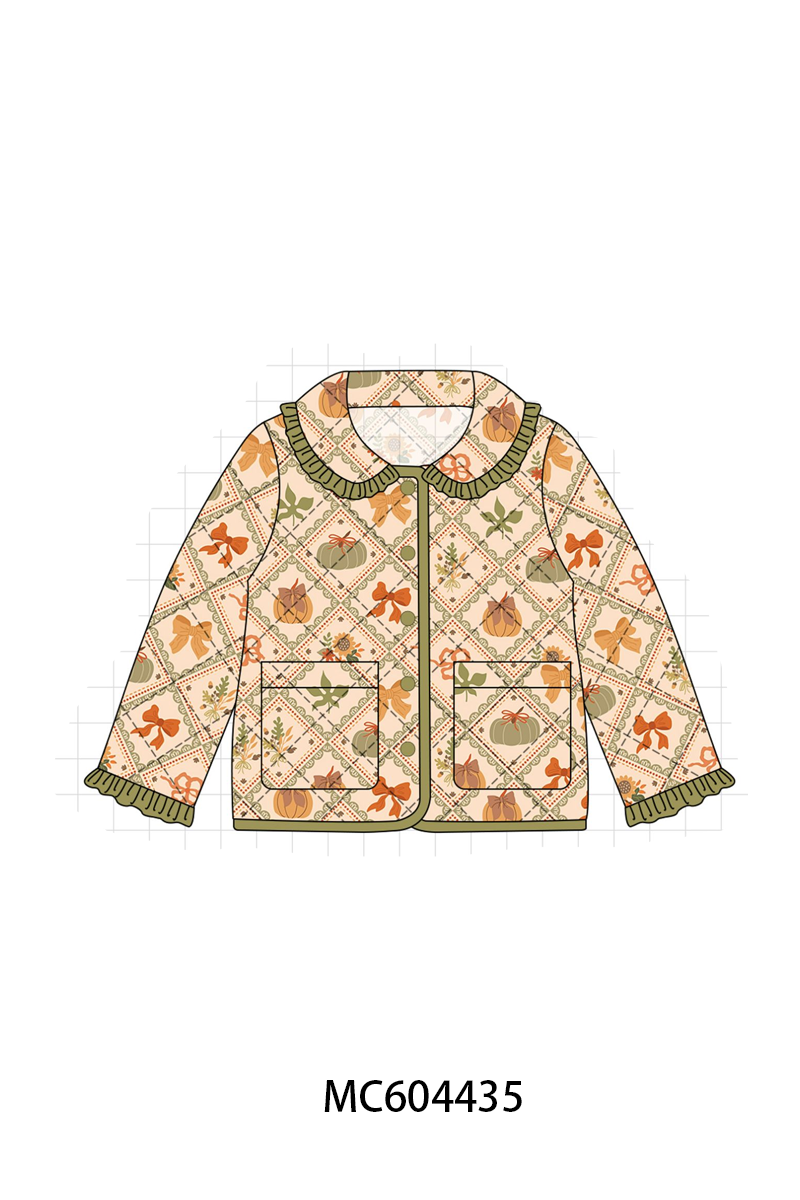 PO88 Multicolored quilted floral button girls jacket collection - closing 4/27 - eta late September