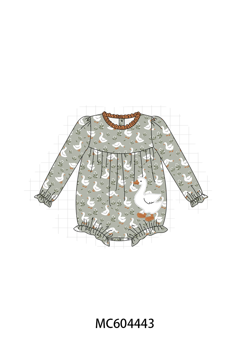 PO88 Grey navy goose applique collection - closing 4/27 - eta late September