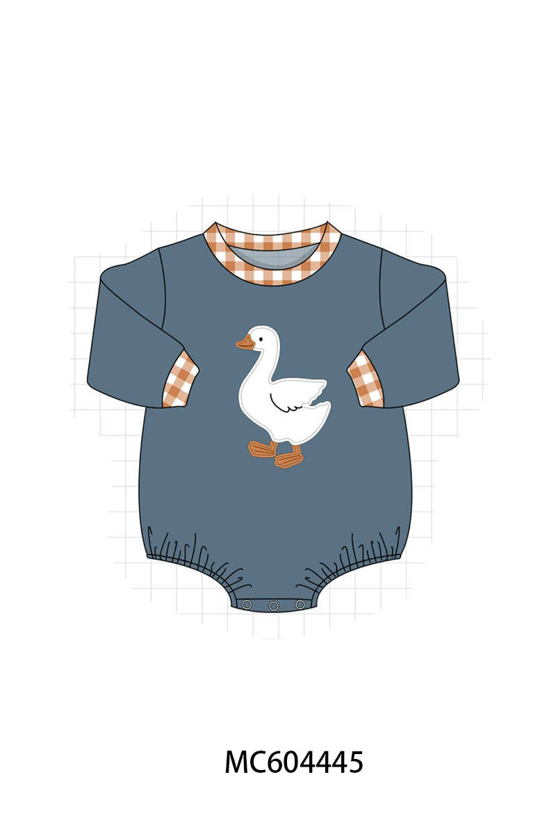 PO88 Grey navy goose applique collection - closing 4/27 - eta late September