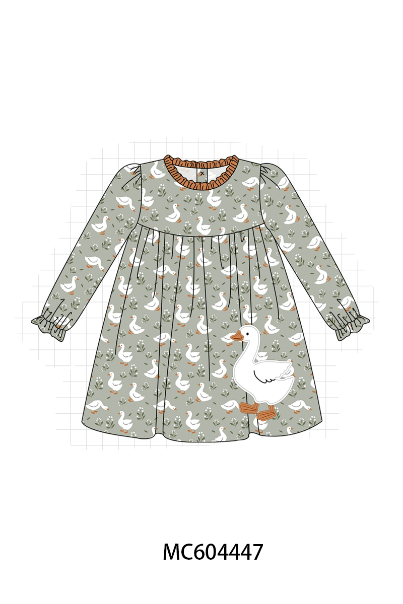 PO88 Grey navy goose applique collection - closing 4/27 - eta late September