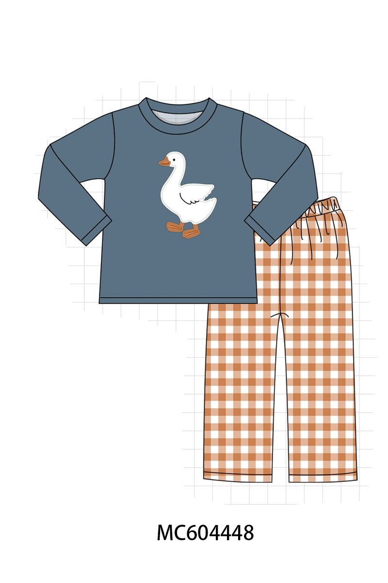PO88 Grey navy goose applique collection - closing 4/27 - eta late September